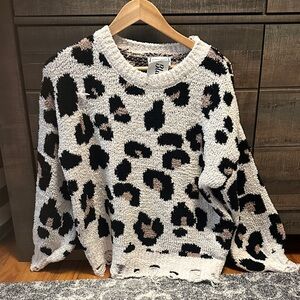Leopard Print Sweater